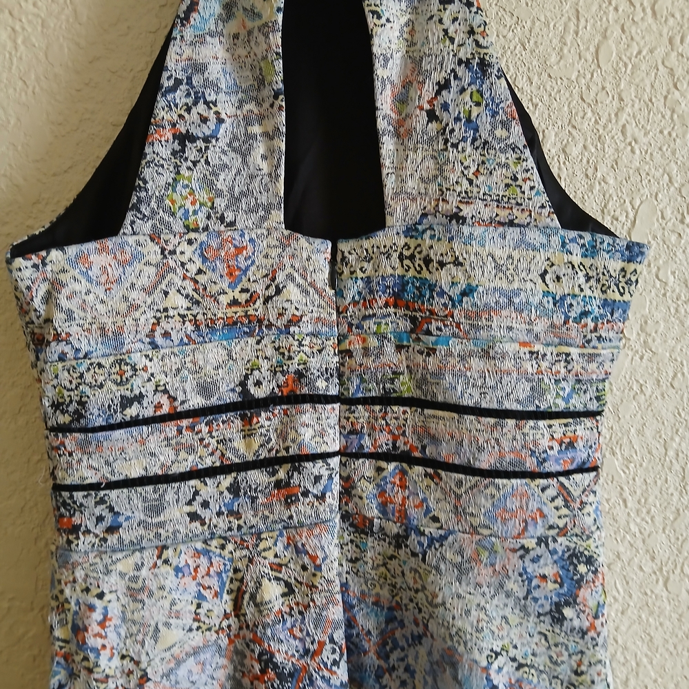 Parker Multicolor Patterned Mini Dress - image 7